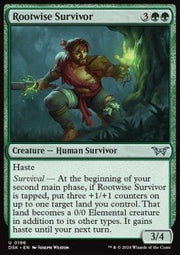 Rootwise Survivor⁣ - Duskmourn: House of Horror⁣ (Uncommon)⁣ [196] - El Duelista