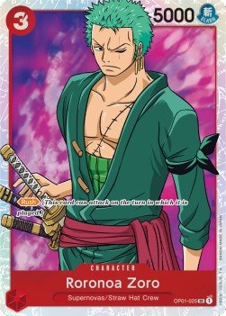 Roronoa Zoro (OP01 - 025) (V.1) - Romance Dawn (Super Rare) [OP01 - 025] - El Duelista