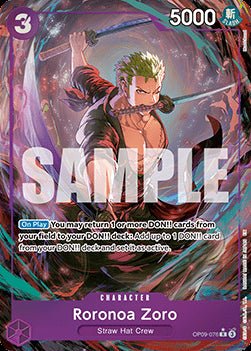 Roronoa Zoro (OP09 - 076) (V.2) - The Best Vol.2 (Alternate Art) [PRB02 - OP09 - 076] - El Duelista