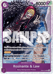 Rosinante & Law (EB04 - 038) (V.1) - The Azure Sea's Seven (Super Rare) [OP14 - EB04 - 038] - El Duelista
