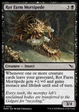 Rot Farm Mortipede⁣ - Murders at Karlov Manor⁣ (Common)⁣ [102] - El Duelista
