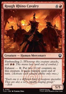 Rough Rhino Cavalry - Magic: The Gathering | Avatar: The Last Airbender (Common) [TLA - 152] - El Duelista