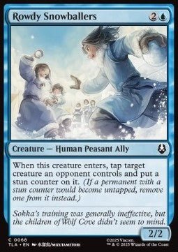 Rowdy Snowballers - Magic: The Gathering | Avatar: The Last Airbender (Common) [TLA - 68] - El Duelista