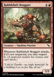 Rubblebelt Braggart⁣ - Murders at Karlov Manor⁣ (Common)⁣ [143] - El Duelista