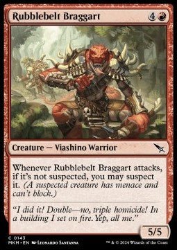 Rubblebelt Braggart⁣ - Murders at Karlov Manor⁣ (Common)⁣ [143] - El Duelista