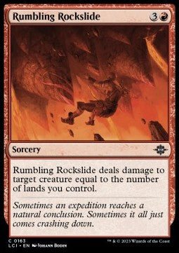 Rumbling Rockslide⁣ - The Lost Caverns of Ixalan⁣ (Common)⁣ [163] - El Duelista