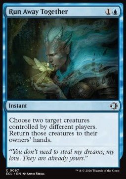 Run Away Together - Lorwyn Eclipsed (Common) [ECL - 67] - El Duelista