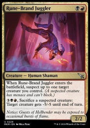 Rune - Brand Juggler⁣ - Murders at Karlov Manor⁣ (Uncommon)⁣ [229] - El Duelista