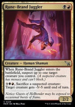Rune - Brand Juggler⁣ - Murders at Karlov Manor⁣ (Uncommon)⁣ [229] - El Duelista