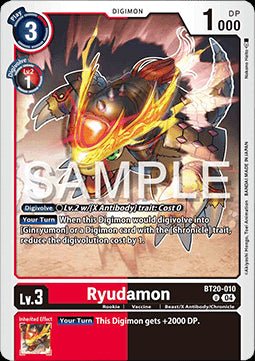 Ryudamon (BT20 - 010)⁣ - Special Booster Ver 2.5⁣ (Uncommon)⁣ [010] - El Duelista