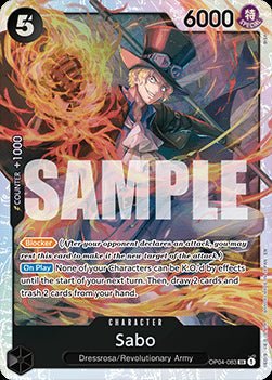 Sabo (OP04 - 083) - The Best Vol.2 (Super Rare) [PRB02 - OP04 - 083] - El Duelista