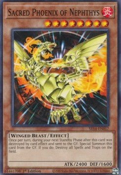 Sacred Phoenix of Nephthys⁣ - Structure Deck: Fire Kings⁣ (Common)⁣ [017] - El Duelista