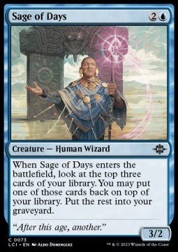 Sage of Days⁣ - The Lost Caverns of Ixalan⁣ (Common)⁣ [73] - El Duelista