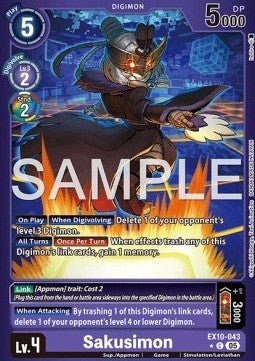 Sakusimon (EX10 - 043) (V.2) - Sinister Order (Alternative Art) [043] - El Duelista