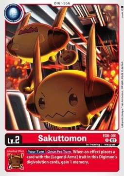 Sakuttomon (EX6 - 001) (V.1)⁣ - Infernal Ascension⁣ (Uncommon)⁣ [001] - El Duelista