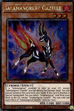 Salamangreat Gazelle⁣ - 25th Anniversary Tin: Dueling Mirrors⁣ (Quarter Century Secret Rare)⁣ [049] - El Duelista