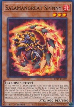 Salamangreat Spinny⁣ - Legendary Duelists: Soulburning Volcano⁣ (Common)⁣ [009] - El Duelista