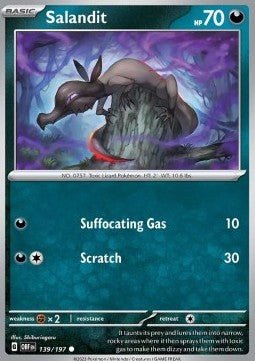Salandit⁣ - Obsidian Flames⁣ (Common)⁣ [139] - El Duelista