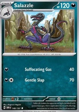 Salazzle⁣ - Obsidian Flames⁣ (Uncommon)⁣ [140] - El Duelista