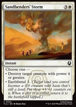 Sandbenders' Storm - Magic: The Gathering | Avatar: The Last Airbender (Common) [TLA - 34] - El Duelista