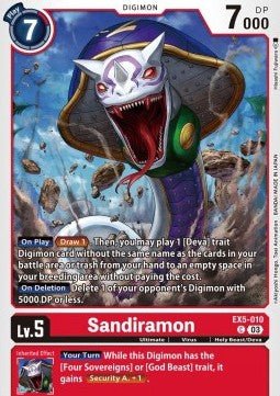 Sandiramon (EX5 - 010)⁣ - Animal Colosseum⁣ (Common)⁣ [010] - El Duelista