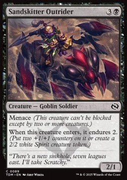 Sandskitter Outrider⁣ - Tarkir: Dragonstorm⁣ (Common)⁣ [89] - El Duelista
