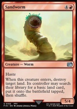 Sandworm⁣ - Magic: The Gathering - FINAL FANTASY⁣ (Uncommon)⁣ [155] - El Duelista