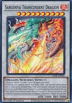 Sangenpai Transcendent Dragion - Legacy of Destruction (Super Rare) [LEDE - 040] - El Duelista