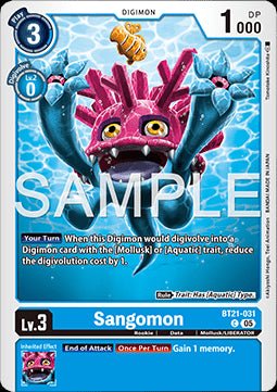 Sangomon (BT21 - 031)⁣ - World Convergence⁣ (Common)⁣ [031] - El Duelista