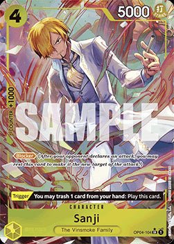 Sanji (OP04 - 104) (V.2) - The Best (Alternate Art) [PRB01 - OP04 - 104] - El Duelista