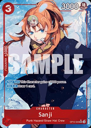 Sanji (OP10 - 005) (V.2) - Royal Blood (Alternate Art) [OP10 - 005] - El Duelista