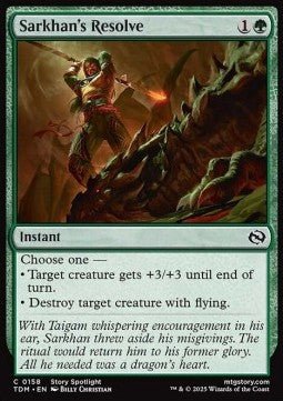 Sarkhan's Resolve⁣ - Tarkir: Dragonstorm⁣ (Common)⁣ [158] - El Duelista