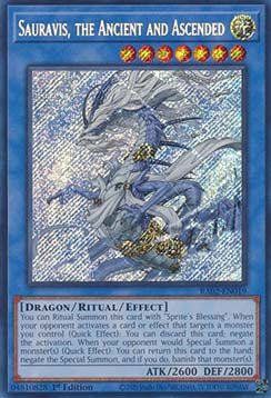 Sauravis, the Ancient and Ascended (V.3 - Secret Rare)⁣ - 25th Anniversary Rarity Collection II⁣ (Secret Rare)⁣ [019] - El Duelista
