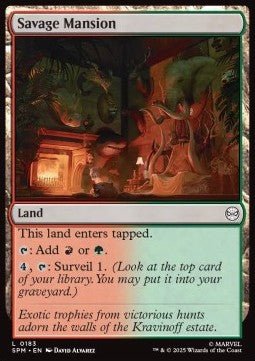 Savage Mansion - Magic: The Gathering | Marvel's Spider - Man (Common) [SPM - 183] - El Duelista