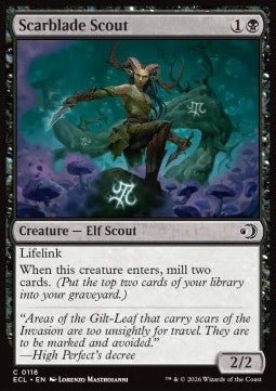 Scarblade Scout - Lorwyn Eclipsed (Common) [ECL - 118] - El Duelista