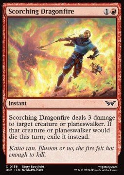 Scorching Dragonfire⁣ - Duskmourn: House of Horror⁣ (Common)⁣ [156] - El Duelista