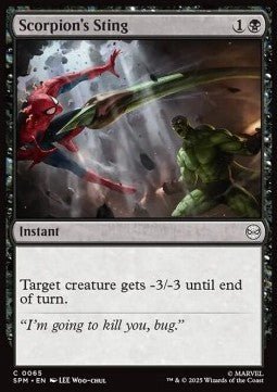 Scorpion's Sting - Magic: The Gathering | Marvel's Spider - Man (Common) [SPM - 65] - El Duelista