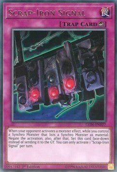 Scrap - Iron Signal - Legendary Duelists: Magical Hero (Rare) [LED6 - 027] - El Duelista