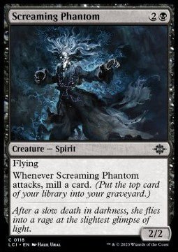Screaming Phantom⁣ - The Lost Caverns of Ixalan⁣ (Common)⁣ [118] - El Duelista