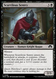 Scurrilous Sentry⁣ - Modern Horizons 3⁣ (Common)⁣ [108] - El Duelista