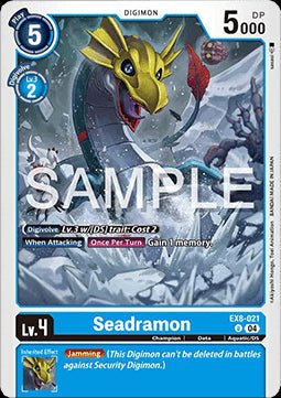 Seadramon (EX8 - 021) (V.1)⁣ - Chain of Liberation⁣ (Uncommon)⁣ [021] - El Duelista