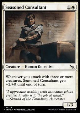 Seasoned Consultant⁣ - Murders at Karlov Manor⁣ (Common)⁣ [33] - El Duelista