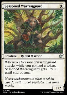 Seasoned Warrenguard⁣ - Bloomburrow⁣ (Uncommon)⁣ [30] - El Duelista