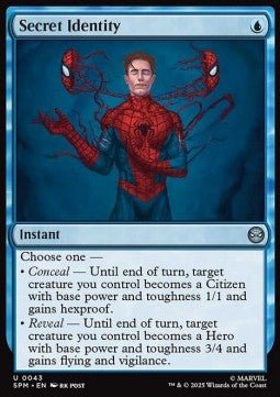 Secret Identity - Magic: The Gathering | Marvel's Spider - Man (Uncommon) [SPM - 43] - El Duelista