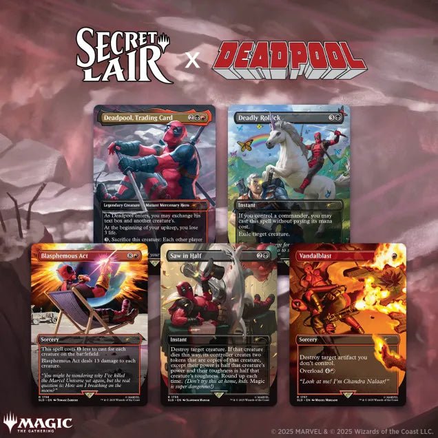Secret Lair Drop Series: Marvel Superdrop: Secret Lair x Marvel's Deadpool⁣ - Secret Lair Drop Series: Marvel Superdrop⁣ (Special) - El Duelista