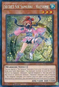 Secret Six Samurai - Hatsume (V.3 - Secret Rare)⁣ - Quarter Century Bonanza⁣ (Secret Rare)⁣ [016] - El Duelista