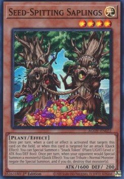 Seed - Spitting Saplings - Age of Overlord (Super Rare) [AGOV - 022] - El Duelista