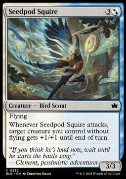 Seedpod Squire⁣ - Bloomburrow⁣ (Common)⁣ [232] - El Duelista