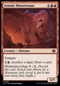 Seismic Monstrosaur⁣ - The Lost Caverns of Ixalan⁣ (Common)⁣ [166] - El Duelista