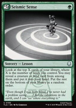Seismic Sense - Magic: The Gathering | Avatar: The Last Airbender (Uncommon) [TLA - 195] - El Duelista